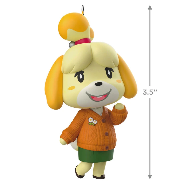 Hallmark Nintendo Animal Crossing™ Isabelle Ornament 3 Hallmark Nintendo Animal Crossing™ Isabelle Ornament - Image 3