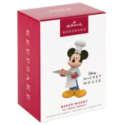 Hallmark Disney All About Mickey! Baker Mickey Ornament -Hallmark Sales Store Baker Mickey With Cookie Sheet Keepsake Ornament 1699QXR8187 04
