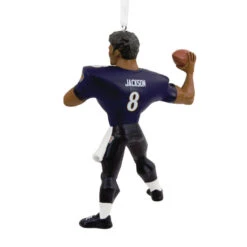 NFL Baltimore Ravens Lamar Jackson Hallmark Ornament -Hallmark Sales Store Baltimore Ravens Lamar Jackson Christmas Ornament 1OSL2097 05