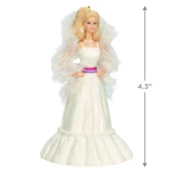 Hallmark Crystal Barbie™ Ornament 8 Hallmark Crystal Barbie™ Ornament -Hallmark Sales Store Barbie in White Dress Keepsake Ornament 1899QXI6997 03