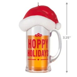 Hallmark Hoppy Holidays Ornament -Hallmark Sales Store Beer Mug With Santa Hat Keepsake Ornament 1799QGO2847 03