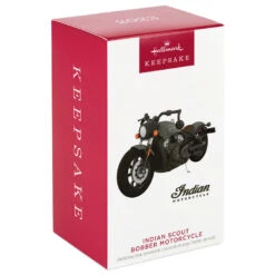 Hallmark Indian Motorcycle® Scout Bobber 2023 Metal Ornament 9 Hallmark Indian Motorcycle® Scout Bobber 2023 Metal Ornament -Hallmark Sales Store Black Indian Motorcycle Keepsake Ornament 2199QXI6037 04