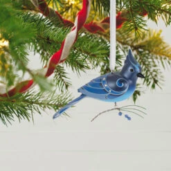 Hallmark The Beauty Of Birds Steller's Jay Ornament -Hallmark Sales Store Blue Jay Bird Keepsake Ornament 1799QXR8057 02