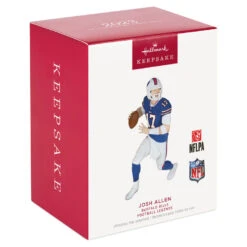 Hallmark NFL Buffalo Bills Josh Allen Football Legends Ornament -Hallmark Sales Store Buffalo Bills Josh Allen Keepsake Ornament 2299QXR8247 04