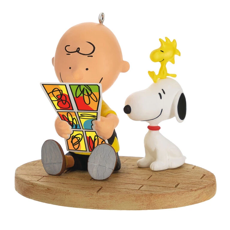 Hallmark The Peanuts® Gang Sunday Morning Funnies Ornament 1 Hallmark The Peanuts® Gang Sunday Morning Funnies Ornament