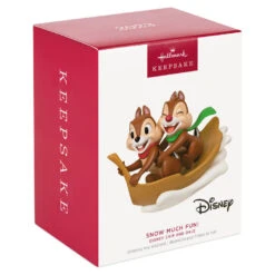 Hallmark Disney Chip And Dale Snow Much Fun! Ornament -Hallmark Sales Store Chip and Dale Chipmunks Sledding Keepsake Ornament 2099QXD6567 04