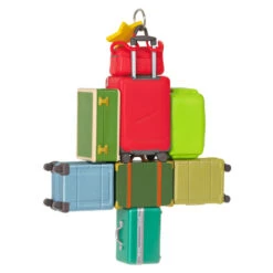 Hallmark Travel All The Way 2023 Ornament -Hallmark Sales Store Christmas Tree of Luggage Keepsake Ornament 1899QGO2907 06