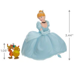 Hallmark Disney Cinderella Jaq And Gus Love Cinderelly Christmas Ornaments, Set Of 2 -Hallmark Sales Store Cinderella Jaq and Gus Keepsake Ornaments 2499QXD6619 03