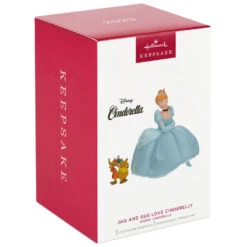 Hallmark Disney Cinderella Jaq And Gus Love Cinderelly Christmas Ornaments, Set Of 2 -Hallmark Sales Store Cinderella Jaq and Gus Keepsake Ornaments 2499QXD6619 04