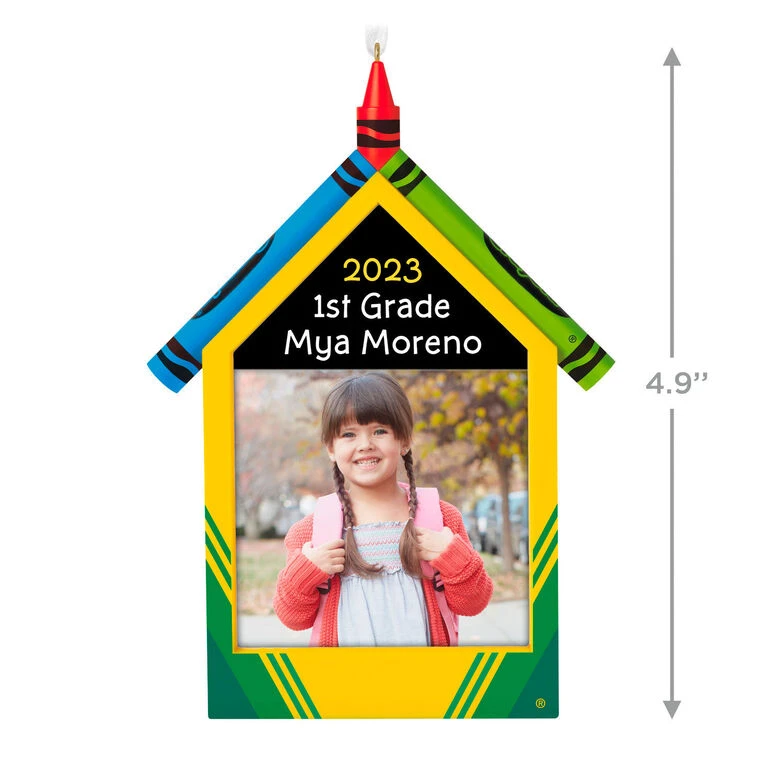 Hallmark Crayola® A Colorful School Year Personalized Photo Frame Ornament 3 Hallmark Crayola® A Colorful School Year Personalized Photo Frame Ornament - Image 3