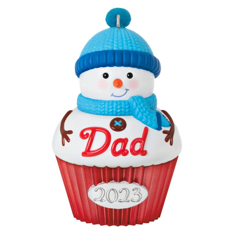 Hallmark Dad Cupcake 2023 Ornament 1 Hallmark Dad Cupcake 2023 Ornament