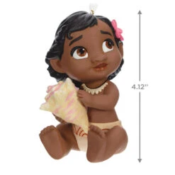 Hallmark Disney Moana The Ocean Chose Me Porcelain Ornament 8 Hallmark Disney Moana The Ocean Chose Me Porcelain Ornament -Hallmark Sales Store Disney Baby Moana Keepsake Ornament 2499QXD6627 03