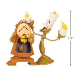 Hallmark Disney Beauty And The Beast Lumiere And Cogsworth Ornament -Hallmark Sales Store Disney Lumiere and Cogsworth Keepsake Ornament 2499QXE3277 03