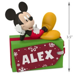 Hallmark Disney Mickey Mouse Christmas Present Personalized Ornament -Hallmark Sales Store Disney Mickey Mouse Christmas Present Personalized Ornament 2499QHE1885B1 03
