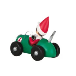 Hallmark The Elf On The Shelf® Race To The Finish Scout Elf™ Ornament -Hallmark Sales Store Elf on the Shelf in Race Car Keepsake Ornament 1799QXI7357 06