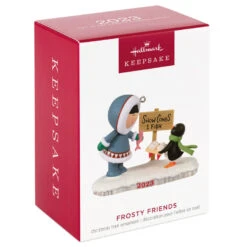 Hallmark Frosty Friends 2023 Ornament 9 Hallmark Frosty Friends 2023 Ornament -Hallmark Sales Store Eskimo and Penguin Keepsake Ornament 1699QXR8029 04