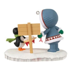 Hallmark Frosty Friends 2023 Ornament 11 Hallmark Frosty Friends 2023 Ornament -Hallmark Sales Store Eskimo and Penguin Keepsake Ornament 1699QXR8029 06