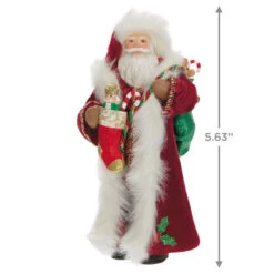 Hallmark Father Christmas Ornament -Hallmark Sales Store Father Christmas With Toy Bag Keepsake Ornament 2499QXR8137 03