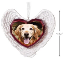 Hallmark Forever Loved Memorial Heart And Angel Wings Photo Personalized Ornament -Hallmark Sales Store Forever Loved Memorial Heart and Angel Wings Photo Personalized Keepsake Ornament 2499QHE2119B2 03