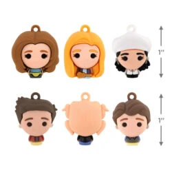 Mini Friends Shatterproof Hallmark Ornaments, Set Of 6 -Hallmark Sales Store Friends Miniature Christmas Ornaments Set of 6 2HCM9229 03