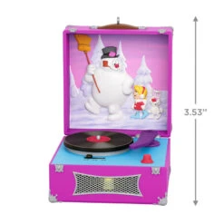 Hallmark Frosty The Snowman™ Look At Frosty Go Ornament With Light And Sound 8 Hallmark Frosty The Snowman™ Look At Frosty Go Ornament With Light And Sound -Hallmark Sales Store Frosty the Snowman Record Player Keepsake Ornament 2499QXI6279 03