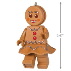 Hallmark Gingerbread Woman LEGO® Minifigure Ornament -Hallmark Sales Store Gingerbread Woman LEGO Minifig Keepsake Ornament 1699QXI7329 03