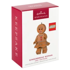 Hallmark Gingerbread Woman LEGO® Minifigure Ornament -Hallmark Sales Store Gingerbread Woman LEGO Minifig Keepsake Ornament 1699QXI7329 04