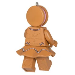 Hallmark Gingerbread Woman LEGO® Minifigure Ornament -Hallmark Sales Store Gingerbread Woman LEGO Minifig Keepsake Ornament 1699QXI7329 06