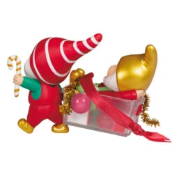 Hallmark Gnome For Christmas Special Edition 2023 Ornament -Hallmark Sales Store Gnomes With Christmas Decorations Keepsake Ornament 2199QGO2817 06
