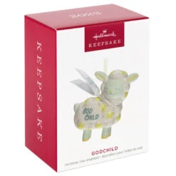 Hallmark Godchild 2023 Porcelain Ornament -Hallmark Sales Store Godchild Lamb Keepsake Ornament 1799QGO2609 04