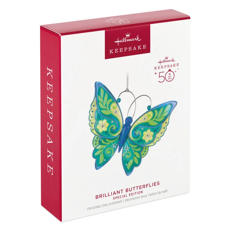 Hallmark Brilliant Butterflies Special Edition Ornament 4 Hallmark Brilliant Butterflies Special Edition Ornament - Image 4