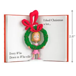 Hallmark Dr. Seuss's How The Grinch Stole Christmas!™ Cindy-Lou Who Ornament -Hallmark Sales Store Grich Stole Christmas Book Keepsake Ornament 1799QXI7309 03