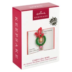 Hallmark Dr. Seuss's How The Grinch Stole Christmas!™ Cindy-Lou Who Ornament -Hallmark Sales Store Grich Stole Christmas Book Keepsake Ornament 1799QXI7309 04