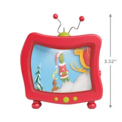 Hallmark Dr. Seuss's How The Grinch Stole Christmas!™ How Could It Be So? Ornament With Light And Sound -Hallmark Sales Store Grinch Stole Christmas TV Keepsake Ornament 1999QXI7387 03