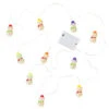 Hallmark Gumdrop Snowman 10-Light Christmas String Lights, 10' -Hallmark Sales Store Gumdrop Snowman Keepsake Christmas Light String 1QSB6279 01