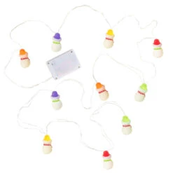 Hallmark Gumdrop Snowman 10-Light Christmas String Lights, 10' -Hallmark Sales Store Gumdrop Snowman Keepsake Christmas Light String 1QSB6279 06