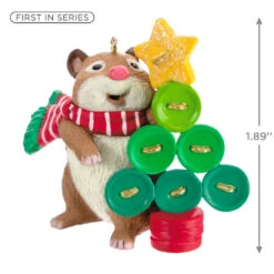 Hallmark Cute As A Button Ornament -Hallmark Sales Store Hamster With Button Tree Keepsake Ornament 1599QXR8259 03