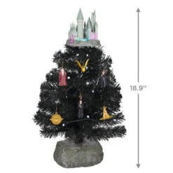 Hallmark Harry Potter™ The Wizarding World™ Miniature Tree Set With Light And Sound -Hallmark Sales Store Harry Potter Keepsake Miniature Tree Ornaments Set 1QFM3363 03