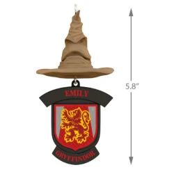 Harry Potter™ Sorting Hat Personalized Text Ornament, Gryffindor™ 7 Harry Potter™ Sorting Hat Personalized Text Ornament, Gryffindor™ -Hallmark Sales Store Harry Potter Sorting Hat Personalized Ornament Gryffindor 2499QHE1883B5 03