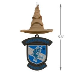 Harry Potter™ Sorting Hat Personalized Text Ornament, Ravenclaw™ -Hallmark Sales Store Harry Potter Sorting Hat Personalized Ornament Ravenclaw 2499QHE1883B7 03