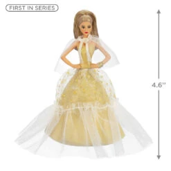 Hallmark 2023 Latina Holiday Barbie™ Ornament 8 Hallmark 2023 Latina Holiday Barbie™ Ornament -Hallmark Sales Store Hispanic Holiday Barbie Doll Keepsake Ornament 2199QXR8219 03