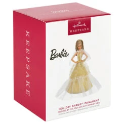 Hallmark 2023 Latina Holiday Barbie™ Ornament 9 Hallmark 2023 Latina Holiday Barbie™ Ornament -Hallmark Sales Store Hispanic Holiday Barbie Doll Keepsake Ornament 2199QXR8219 04