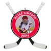 Hockey Star Personalized Photo Ornament