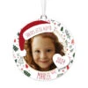 Hallmark Holiday Personalized Text And Photo Ceramic Ornament -Hallmark Sales Store Holiday Personalized Round Christmas Ornament 1999QHE1711B22 01