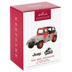 Hallmark The Car's The Star Jurassic Park 1992 Jeep Wrangler Metal Ornament 9 Hallmark The Car's The Star Jurassic Park 1992 Jeep Wrangler Metal Ornament -Hallmark Sales Store Jurassic Park Jeep Keepsake Ornament 2199QXR8149 04