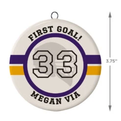 Lacrosse Ceramic Circle Personalized Ornament -Hallmark Sales Store Lacrosse Ceramic Circle Personalized Ornament 1999QHE1711B107 03