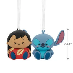 Better Together Disney Lilo & Stitch Magnetic Hallmark Ornaments, Set Of 2 -Hallmark Sales Store Lilo and Stitch Christmas Ornaments 3HCM2403 03