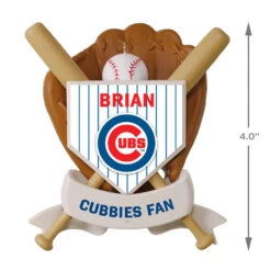 MLB Baseball Personalized Ornament, Cubs™ -Hallmark Sales Store MLB Baseball Personalized Ornament Cubs 2499QHE1913B102 04