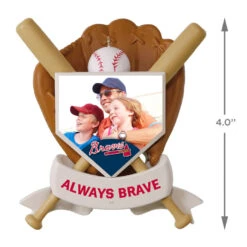 MLB Baseball Personalized Photo Ornament, Braves™ -Hallmark Sales Store MLB Baseball Personalized Photo Ornament Braves 2499QHE1913B3 04