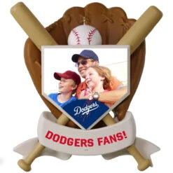 MLB Baseball Personalized Photo Ornament, Dodgers™ -Hallmark Sales Store MLB Baseball Personalized Photo Ornament Dodgers 2499QHE1913B8 03